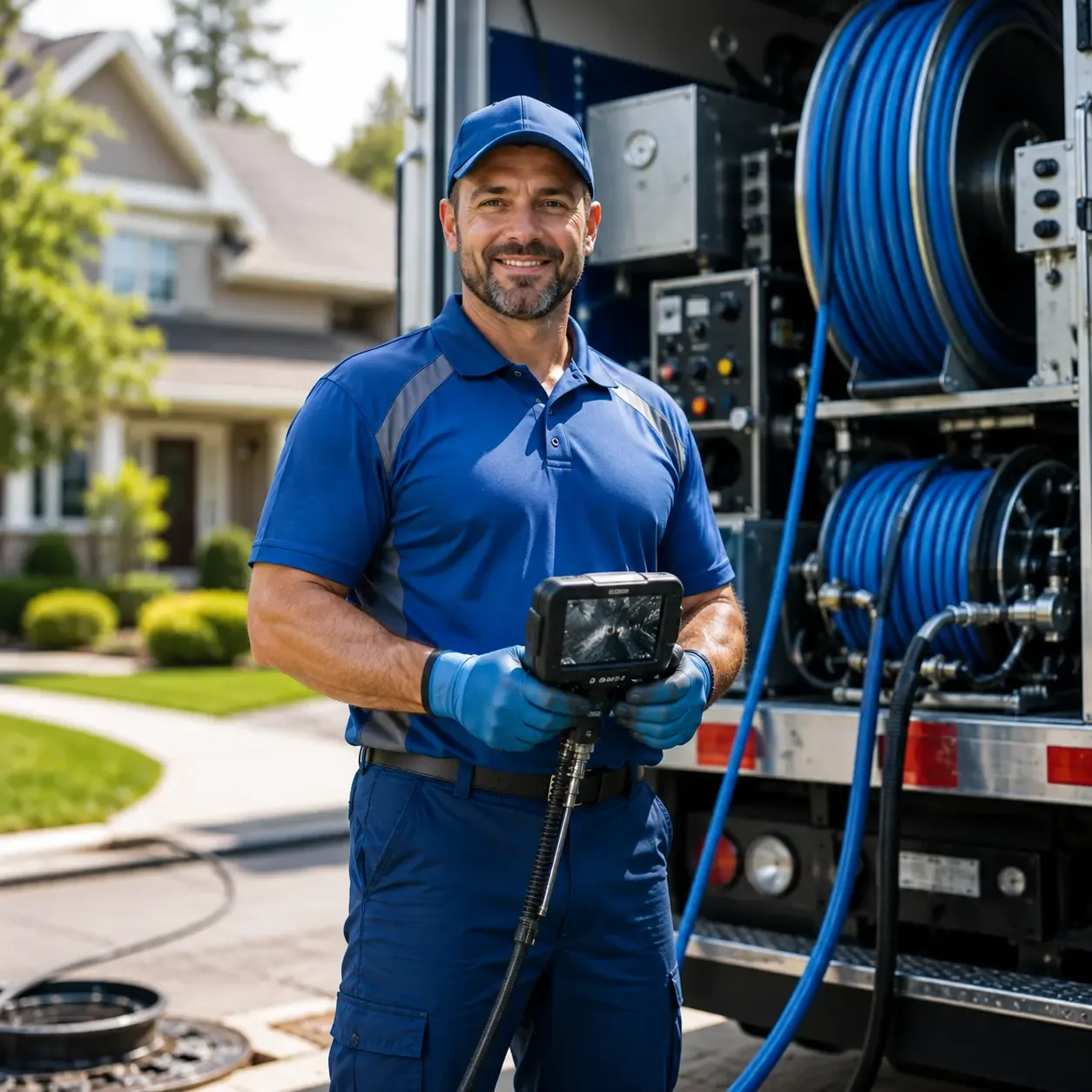 Local outdoor drain cleaning specialists in Alleyton, TX